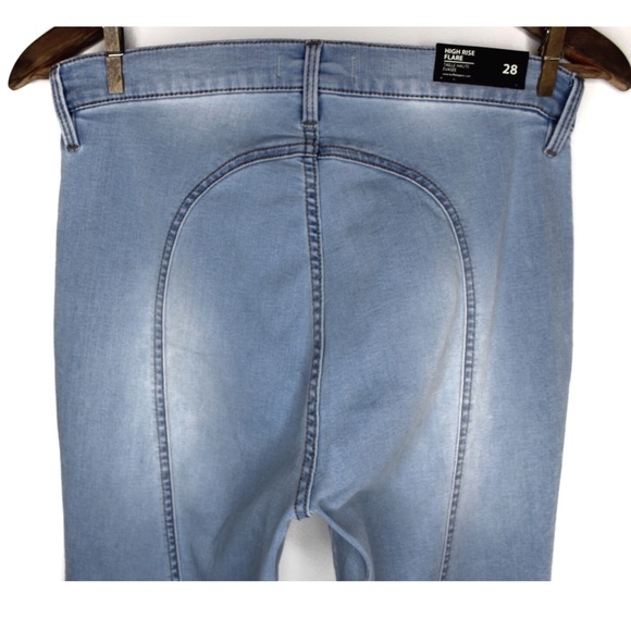 Buffalo David Bitton NWT Ibbie Light Wash High Rise Flare Leg Jeans 28 6 - Picture 6 of 8